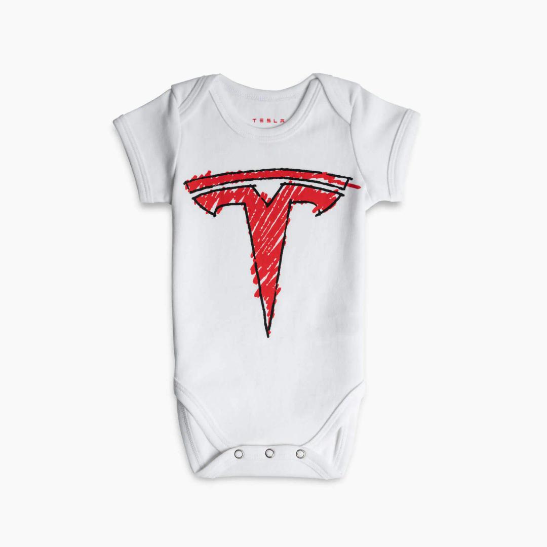 Scribble M Logo Onesie